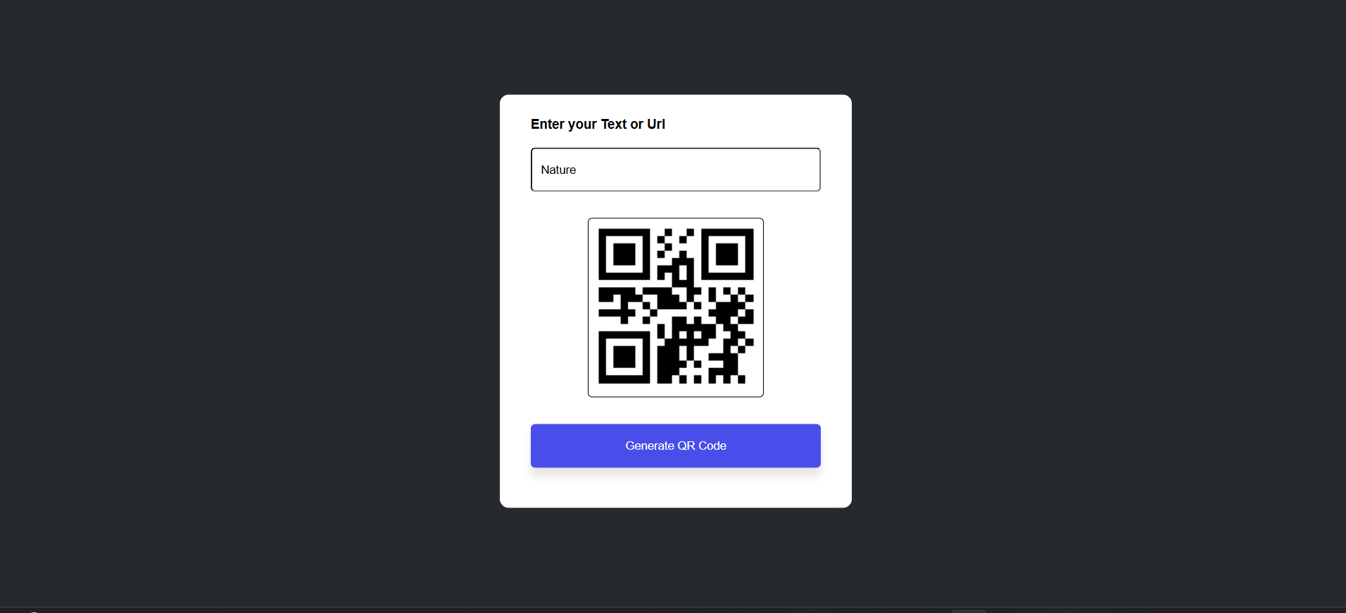 QR Code Generator